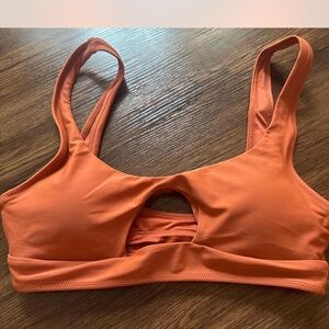 Forever 21 Vibrant Orange Swim Top